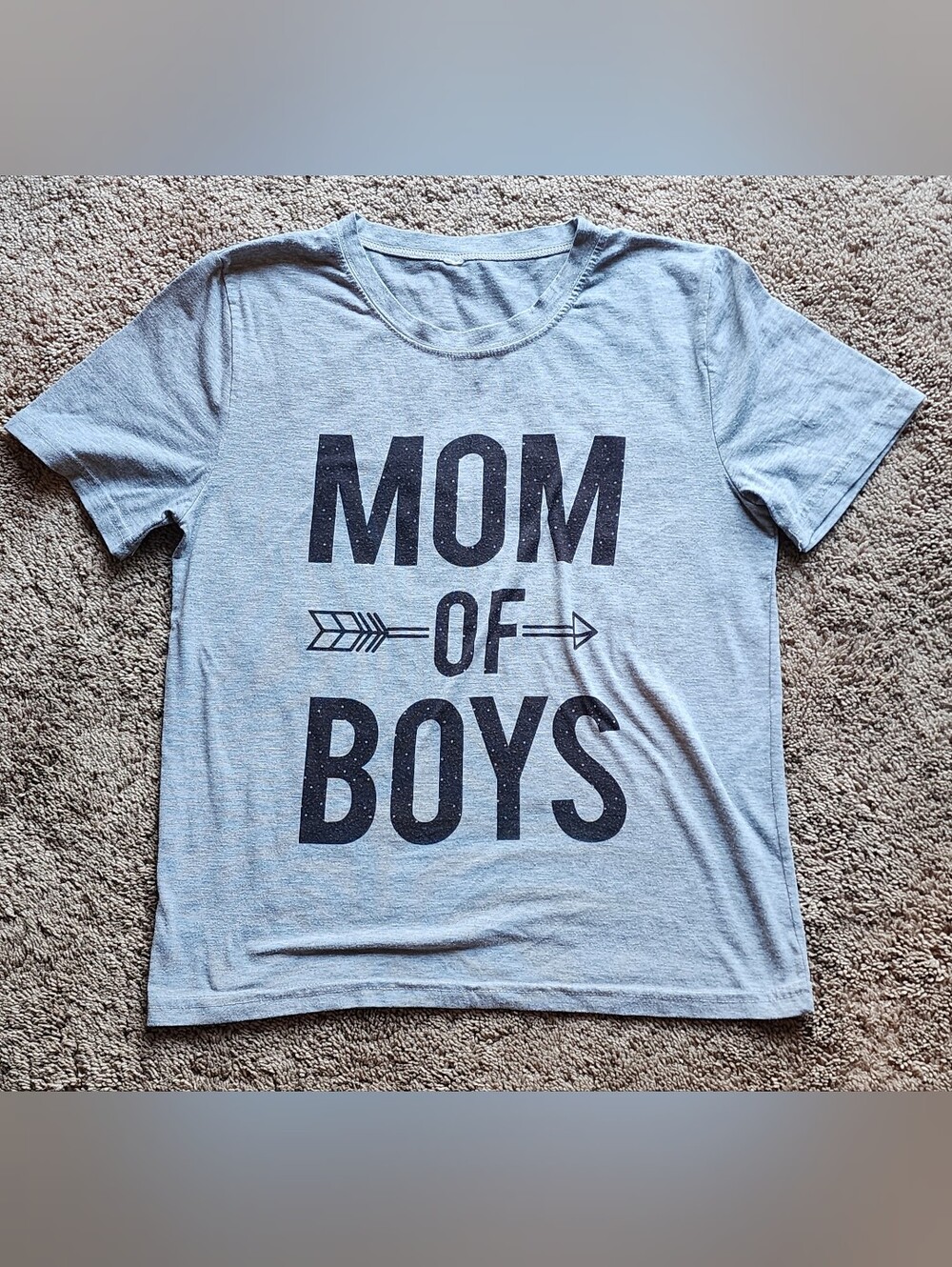 Womens Moms Of Boys Tee Size Medium Untagged, Signs Of Peeling